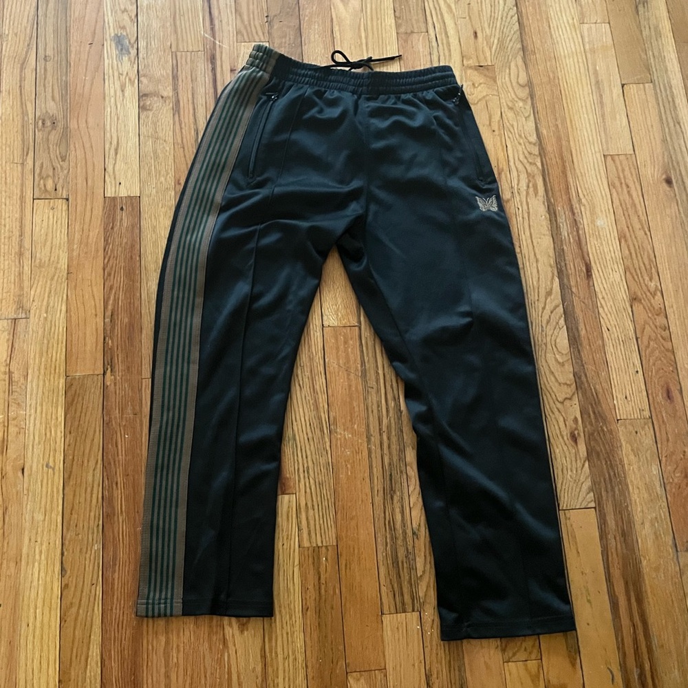Needles green track pants